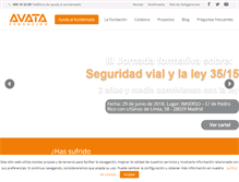 Tablet Screenshot of fundacionavata.org